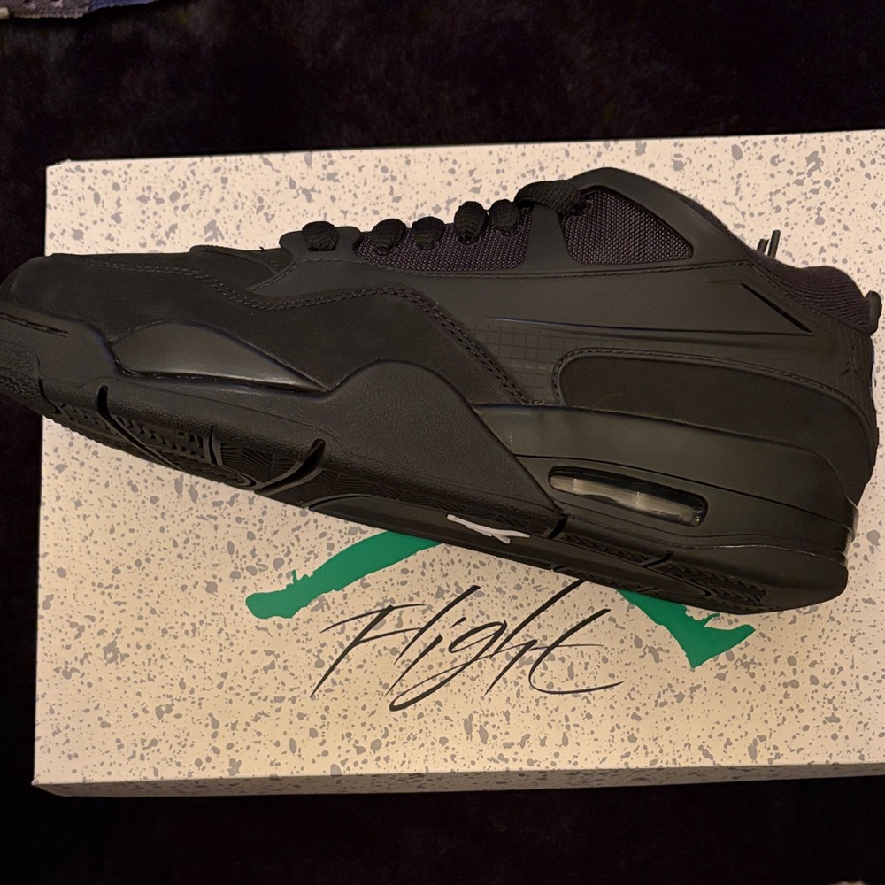 Jordan 4 RM Men's Black Sneakers